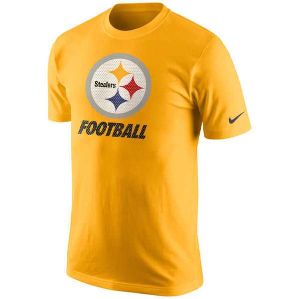 Pittsburgh Steelers Nike Facility WEM T-Shirt - Gold,We sell and wholesale Pittsburgh Steelers Nike Facility WEM T-Shirt - Gold on line form chian!